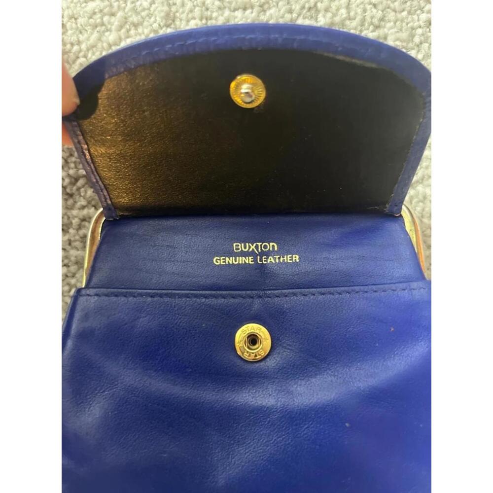 Buxton leather coin purse